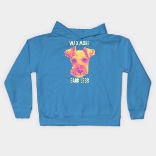 Wag More Bark Less Kids Hoodie